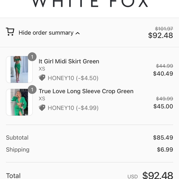 WHITEFOX SET - Picture 7 of 7